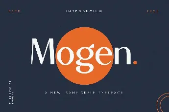 Mogen Typeface font