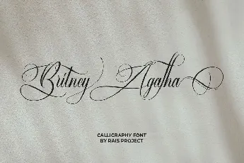 Britney Agatha font