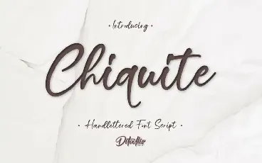 Chiquite font