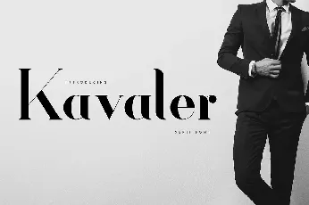 Kavaler font