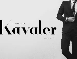 Kavaler font