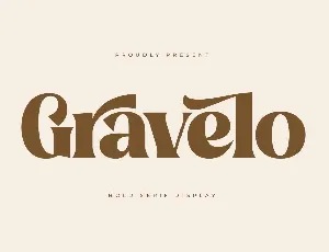 Gravelo DEMO VERSION font