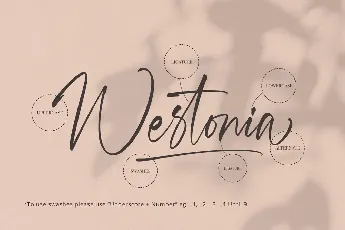 Westonia font