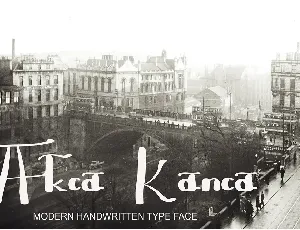 AKCA KANCA font