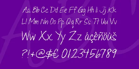 Janda Quick Note font