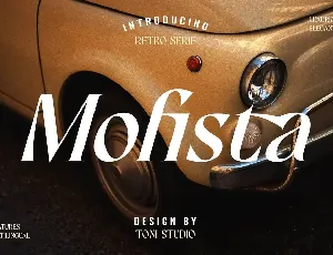 Mofista font