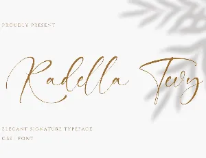 Radella Tevy font