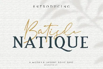 Batisde Signature font