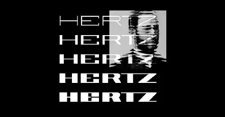 Hertz font