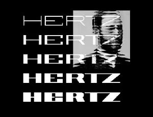 Hertz font