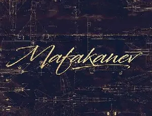 Mafakanev font