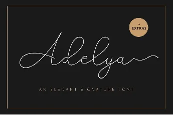 Adelya font