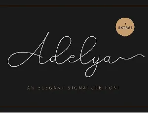 Adelya font