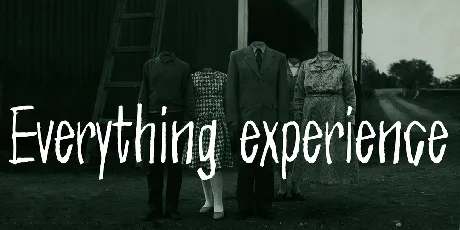 Everything experience font