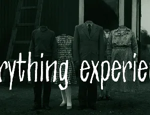 Everything experience font