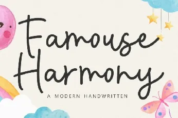 Famous Harmony font