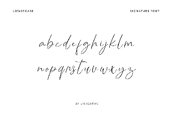 CaralanceSignature font