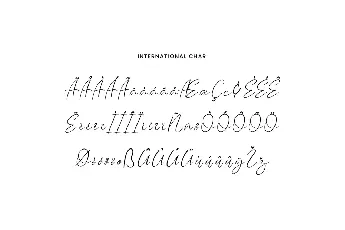 CaralanceSignature font