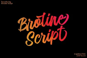 Broline Script font