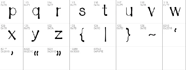 BendyStraw font