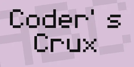 Coder's Crux font