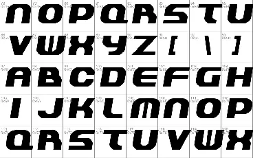 Plastique font