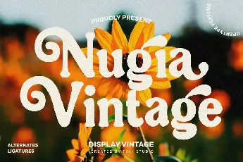 Nugia Vintage font