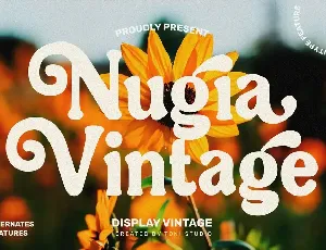 Nugia Vintage font