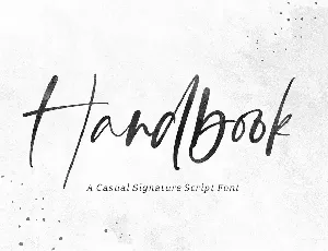 Handbook font