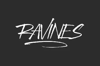 Ravines font