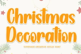 Christmas Decoration Display font