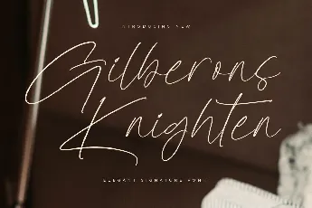 Gilberons Knighten DEMO VERSION font