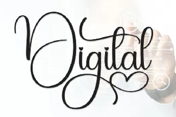 Digital Calligraphy font