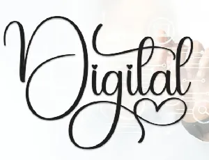 Digital Calligraphy font