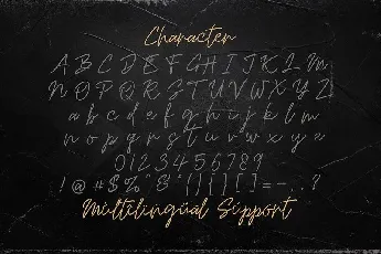 Mashiya Handwritten Monoline font