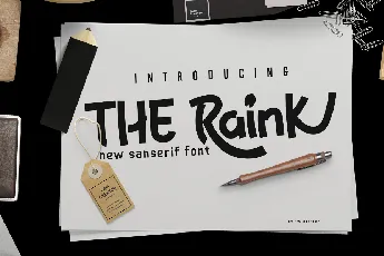 THE RainK font