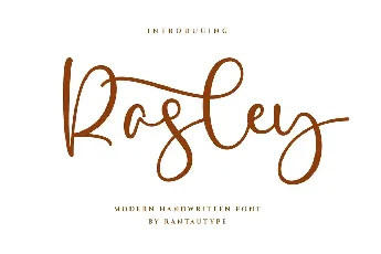 Rasley font