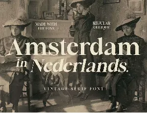 Amsterdam Serif font