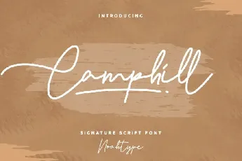 Camphill Handwritten font