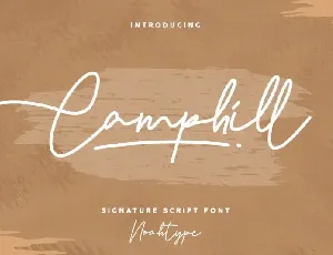 Camphill Handwritten font