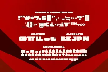 Redjola font