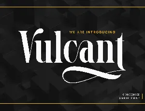 Vulcant font