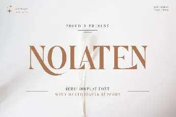 Nolaten font