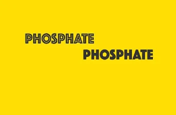 Phosphate font