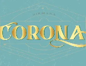 Corona font