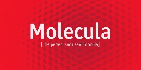 Molecula Sans Serif font