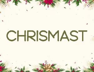 Chrismast font