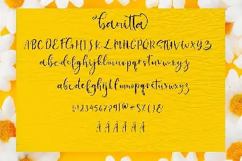 banitta Script font