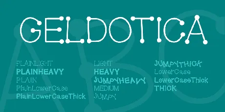 GelDotica font