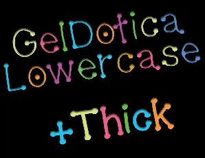 GelDotica font